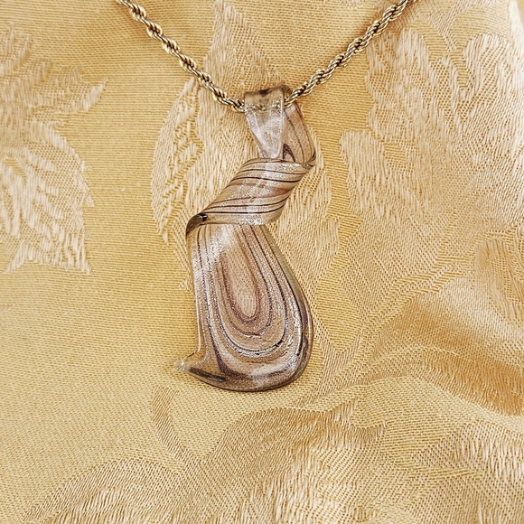 Monet Translucent Twist Pendant - Picture 2 of 6